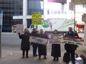 Brockers & Sandboxers - FATCA Protest November 13, 2013