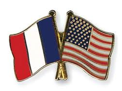 french us flags