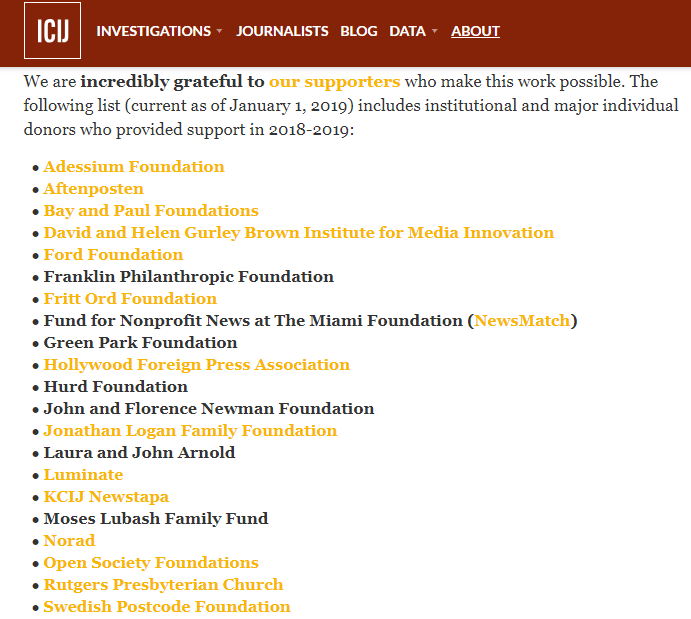 icij sponsors